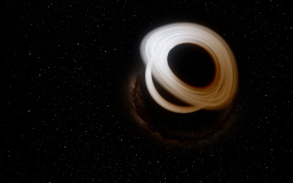 One black hole after the merger, its disk refilled and blazing at the inner edge